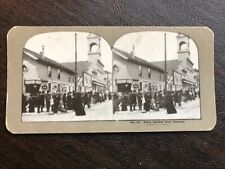 Stereoview Oakland California Scene at Ferry Landing early 1900s picture