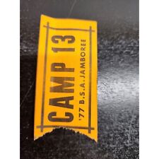Camp 13 - 1977 B.S.A. Jamboree Decal - National Scout Jamboree picture