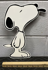 Snoopy Diecut Metal Sign Tv Show Cartoon Character Charlie Brown Gas Oil picture