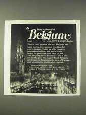 1977 Belgium Tourism Ad - Where Europe Begins picture