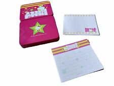 VINTAGE RARE 2002 Hello Kitty Notes In Tin 80 Sheets Pink Neon Green White (SB3) picture