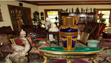 Huge Napoleon III Ormolu Cobalt Mounted Vase marked Germany Outstanding Quality picture