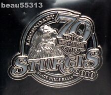 ⭐HARLEY DAVIDSON STURGIS 2010 70th ANNUAL RALLY VEST JACKET PIN BLACK HILLS picture