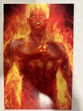 Fantastic Four #1 Artgerm Retailer Virgin Variant Human Torch Cover MARVEL picture