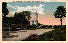 Gettysburg Little Round Top Summit Postcard Civil War picture