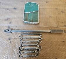 Vintage S-K Wrench Set No. 383 USA Made + SK Tools LOT (8) Original High Quality picture