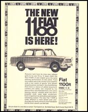 1967 1966 Fiat 1100R UK Vintage Advertisement Print Art Car Ad D124 picture
