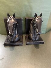 Horse Head Bookends - Equestrian picture