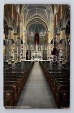 Pittsburgh PA-Pennsylvania, Interior St Paul's Cathedral, c1909 Vintage Postcard picture