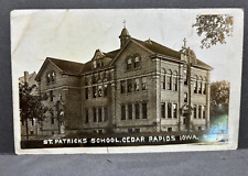 Postcard RPPC St. Patrick's School Cedar Rapids Iowa picture