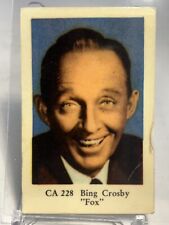 1962 Dutch Gum Card CA #228 Bing Crosby picture