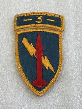 Cold War Vintage US Army 3rd Missile Command Patch picture