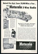 1953 Motorola 2-way fire radio base station Handie Talkie photo vintage trade ad picture