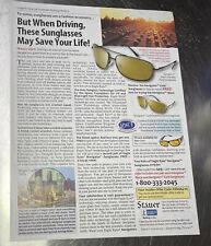 Stauer Eagle Eyes Navigator Sunglasses  Full Page Ad picture