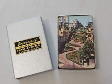 Souvenir of California - Vintage Playing Cards - San Francisco Lombard Street ? picture
