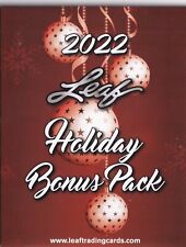 2022 LEAF HOLIDAY BONUS MULTI-SPORT FACTORY SEALED HOBBY PACK picture