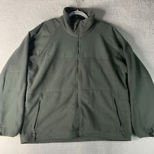 Rothco Combat Tactical Fleece Jacket Mens Large Green ECWCS Small Hole picture