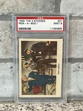 1959 Fleer The 3 Stooges Peek-a-Boo #21, PSA 9 MINT picture