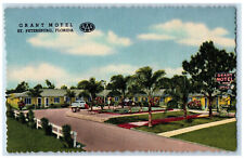 c1950's Grant Motel St. Petersburg Florida FL Vintage Unposted Postcard picture