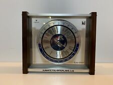 Vintage Lord King Mitsukoshi World Clock Made in Japan with Airplane Hand picture