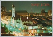 Transportation~Air View Union Station @ St Louis Missouri~Continental Postcard picture
