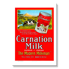 CARNATION MILK Vintage Advert Design 3.5 