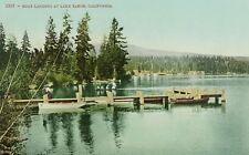 C.1910 Boat Landing at Lake Tahoe, Cal. Vintage Postcard P105 picture
