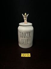 Vintage Rae Dunn Disney Tinker Bell Rare Ceramic Cookie Jar Canister 9” picture