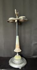 Vintage Art Deco Slag Glass Smoking Stand Beautiful Condition Circa 1920s-1930s picture