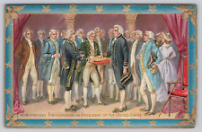 Vintage Tucks Postcard Washington's Inauguration 