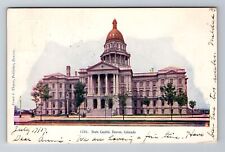 Denver CO-Colorado, State Capitol Building, Antique Vintage c1907 Postcard picture
