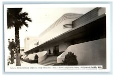 Hollywood CA, N.B.C Broadcasting Studios National Radio RPPC Photo Postcard picture