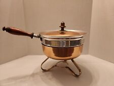 Vintage Daalderop Copper Chafing Dish 10x10x6 picture