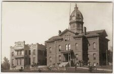 c.1907 RPPC REDDING CALIFORNIA COURT HOUSE & HALL of RECORDS~REAL PHOTO POSTCARD picture