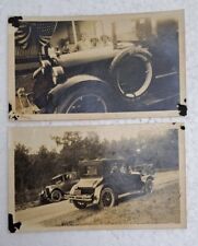 Lot Of 2 Antique Black & White Car Photos 1920's? Oneonta , NY Stamped Back picture