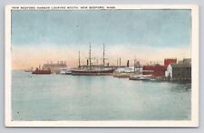 Postcard New Bedford Harbor Looking South New Bedford Massachusetts picture