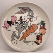 Vintage LenoxWare Melamine Child’s Plate Warner Bros. Bugs Bunny Daffy Duck picture