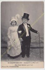 Top CPA 95260 Beaumont On Oise Two Small Gators 4 & 5 Years Cavalcade 1912 picture