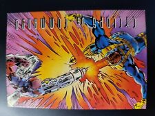 1995 HARDEE'S MARVEL COMICS X-MEN #1 Timegliders Cyclops Vs Commando Card picture