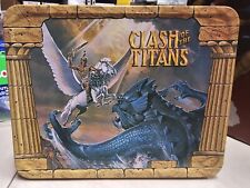 1980  Clash of the Titans Metal Lunch Box w/ OriginalThermos Lunchbox NOS NEW picture