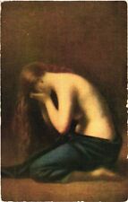 The Weeping Magdalene by Jean Jacques Henner Postcard picture
