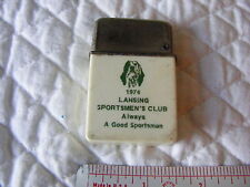 Vintage 1974 Lansing Sportsman's Club Cigar Cigarette Lighter picture