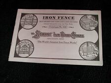 1915 Stewart Iron Works Cincinnati Iron Fence Vases Settees Motor Truck Catalog picture