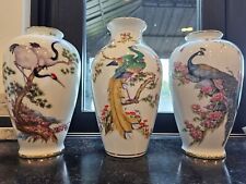 Kyoto Imperial Porcelain Vase Lot, 3 Pieces picture
