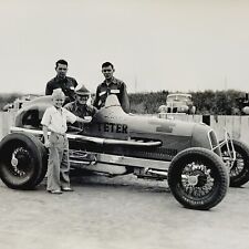 Rare c1939 Original Photo Everett Saylor Lucky Teter #4 Auto Racing Ed Hitze picture