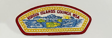 Virgin Islands Council Boy Scout BSA Patch, New, Vintage (90s) picture