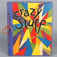 Vintage Scrapbook CRAZY STUFF 1929 Unused Color pages with graphics Mable Harris picture