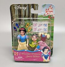 New 2004 Mattel Disney Princess Snow White Dress Up & Dopey Figure Set picture