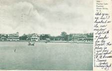 c1905 Fletcher Lake  Boats Houses View Ocean Grove New Jersey P9 picture