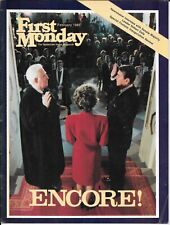 FIRST MONDAY, February 1985, The Republican News Magazine, Reagan Re-Election picture